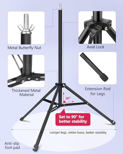 Backdrop Stand 10 x 8 Ft (WxH), 7 Widths Adjustable Background Stand in 10 x 8 Ft, alternate view 4