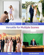 Backdrop Stand 10 x 8 Ft (WxH), 7 Widths Adjustable Background Stand in 10 x 8 Ft, alternate view 5