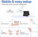 Backdrop Stand 10x10FT Adjustable Back Drop Stand for Party -White in 10x10FT, alternate view 4