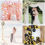 Backdrop Stand 10x7FT Adjustable Back Drop Stand for Party -Gold in 10x7FT, alternate view 6