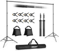 Backdrop Stand 10x7FT Adjustable Back Drop Stand for Party Photoshoot in 10x7FT