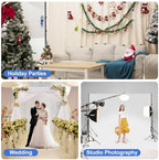 Backdrop Stand 10x7FT Adjustable Back Drop Stand for Party Photoshoot in 10x7FT, alternate view 6