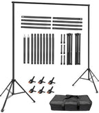 Backdrop Stand 10x8ft, Versatile Sizes Adjustable Banner Holder in 10x8ft