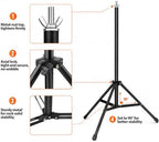 Backdrop Stand 10x9.2 Ft (WxH), 7 Widths Adjustable Background Stand in 10x9.2FT in Black, alternate view 5