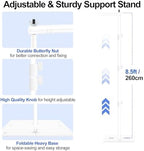 Backdrop Stand 8.5x10ft Adjustable Photo Background Support Poles in 8.5x10ft, alternate view 4