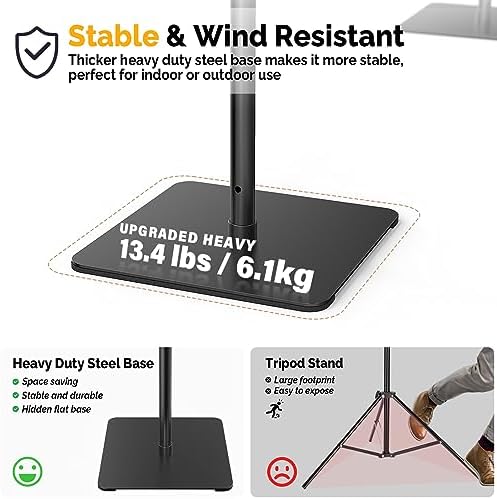 Backdrop Stand, 8x10 ft Adjustable Photo Backdrop Stand Kit, Heavy Duty Backdrop Stand with Steel Base for, alternate view 3