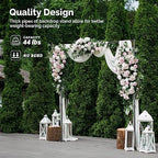 Backdrop Stand, 8x10 ft Adjustable Photo Backdrop Stand Kit, Heavy Duty Backdrop Stand with Steel Base for, alternate view 4