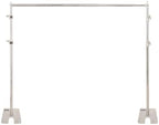 Backdrop Stand, 8x10 ft Adjustable Photo Backdrop Stand Kit, Heavy Duty Backdrop Stand with Steel Base for