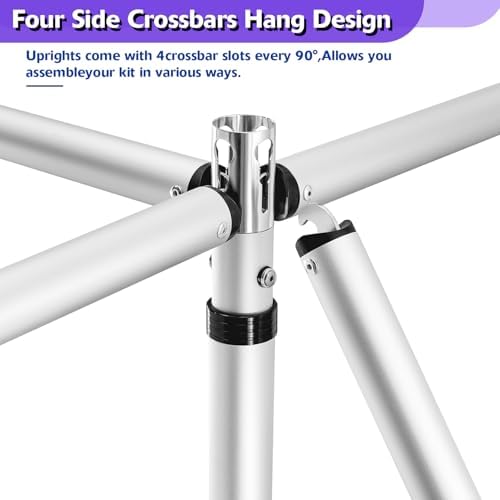 Backdrop Stand Heavy Duty 10x10Ft, Adjustable Metal Frame Pipe and Drape, Background Stand for Wedding Birthday, alternate