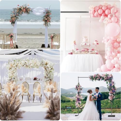 Backdrop Stand Heavy Duty 10x10ft Adjustable Pipe and Drape Stand in 10x10ft, alternate view 7