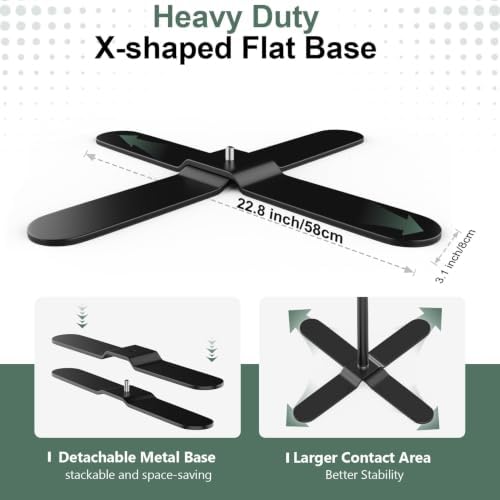 Backdrop Stand Heavy Duty 10x10ft, Pipe and Drape with X-Shaped Base in 10x10ft, alternate view 3
