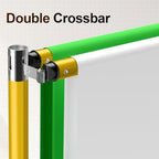 Backdrop Stand Heavy Duty 12x10Ft Double Crossbar Pipe and Drape-Gold in 12x10Ft, alternate view 2