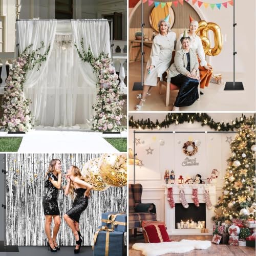 Backdrop Stand Heavy Duty 6.5x10ft Adjustable Pipe and Drape Stand in 6.5x10ft, alternate view 6