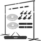 Backdrop Stand Heavy Duty 8.5x10ft, Pipe and Drape with X-Shaped Base in 8.5x10ft