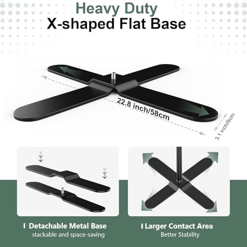 Backdrop Stand Heavy Duty 8.5x10ft, Pipe and Drape with X-Shaped Base in 8.5x10ft, alternate view 3