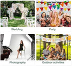 Backdrop Stand Heavy Duty 8.5x10ft, Pipe and Drape with X-Shaped Base in 8.5x10ft, alternate view 7