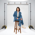 Backdrop Stand Kit - 6 Widths, 10x10ft Adjustable Background Stand for Parties & Studio Photography in 10x10ft, alternate