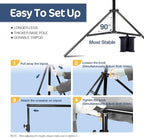 Backdrop Stand Kit for Photography, Heavy Duty Photo Background Stand in Tripods with Telescopic Crossbar, alternate view 4