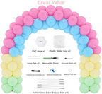 Balloon Arch Kit, 10FT Wide 9FT High Adjustable Balloon Arch Stand with Water Fillable Bases & Balloon Clips, alternate view