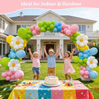 Balloon Arch Kit, 10FT Wide 9FT High Adjustable Balloon Arch Stand with Water Fillable Bases & Balloon Clips, alternate view