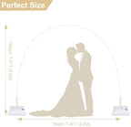 Balloon Arch Kit, 7.4ft Balloon Arch Stand Frame with Base: for Wedding Baby Shower Birthday Party Decorations, alternate