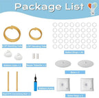 Balloon Arch Kit 8.2ft & 4.9ft, Free Bending Half Balloon Arch Stand, alternate view 3