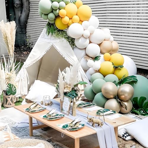 Balloon Arch Kit 8.2FT & 5FT, Adjustable Half Balloon Arch Stand with Base, Floor Balloon Stand Plant Support, alternate view