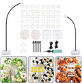 Balloon Arch Kit 9.35FT & 6FT, Bendable Balloon Arch Stand with Base