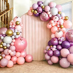 Balloon Arch Kit 9.35FT & 6FT, Bendable Balloon Arch Stand with Base, alternate view 2