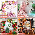 Balloon Arch Kit 9.35FT & 6FT, Free Bending Half Balloon Arch Stand with Base, Floor Gold Balloon Arch Frame, alternate view
