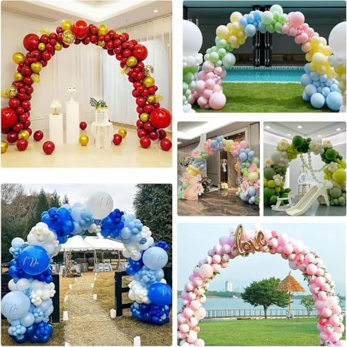 Balloon Arch Kit - 9FT Tall & 10FT Wide Adjustable Stand Frame for Wedding, Baby Shower, Birthday Party - Garden, alternate
