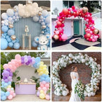 Balloon Arch Kit and Balloon Pump, 10Ft Wide Adjustable Balloon Arch Stand for Floor Frame with Electric Pump, alternate view