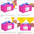 Balloon Arch Kit and Electric Balloon Pump, 7.4ft Balloon Arch Stand with Base - for Wedding Baby Shower, alternate view 5