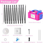 Balloon Arch Kit and Electric Balloon Pump, 7.4ft Balloon Arch Stand with Base - for Wedding Baby Shower, alternate view 6