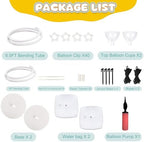 Balloon Arch Kit Balloon Arch Stand with Base, 9.35Ft & 6Ft High Free Bending Half Arch Balloon Stand for, alternate view 4