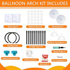Balloon Arch Kit Stand for Birthday Decoration 8.2FT & 6FT, alternate view 4