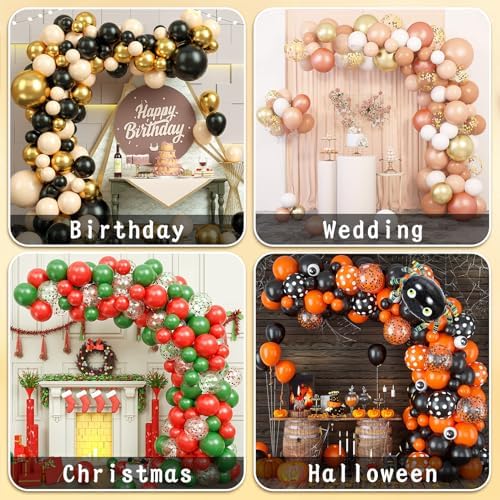 Balloon Arch Kit Stand for Birthday Decoration 8.2FT & 6FT, alternate view 6