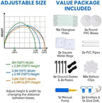 Balloon Arch Kit Stand with Foldable Storage, 10FT Wide & 9FT Tall, alternate view 4