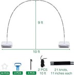 Balloon Arch Kit with Base, 9x10ft Adjustable Stand for Wedding in 9x10ft, alternate view 3