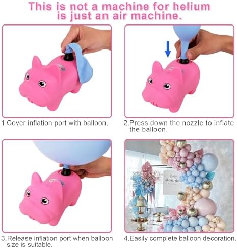 Balloon Arch Kit with Electric Balloon Pump, Adjustable Balloon Arch Stand Frame Garden Arbors: for Wedding Baby, alternate