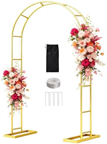 Balloon Arch Stand 7.2FTx4.3FT Trellis for Climbing Plants Outdoor
