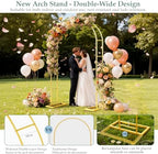 Balloon Arch Stand 7.2FTx4.3FT Trellis for Climbing Plants Outdoor, alternate view 3