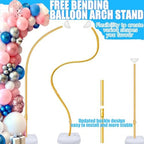 Balloon Arch Stand for Wedding Arch Frame Decoration 9.2FT & 6FT, alternate view 4