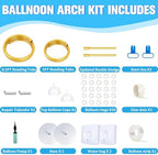 Balloon Arch Stand for Wedding Arch Frame Decoration 9.2FT & 6FT, alternate view 5