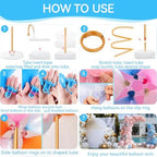Balloon Arch Stand for Wedding Arch Frame Decoration 9.2FT & 6FT, alternate view 6