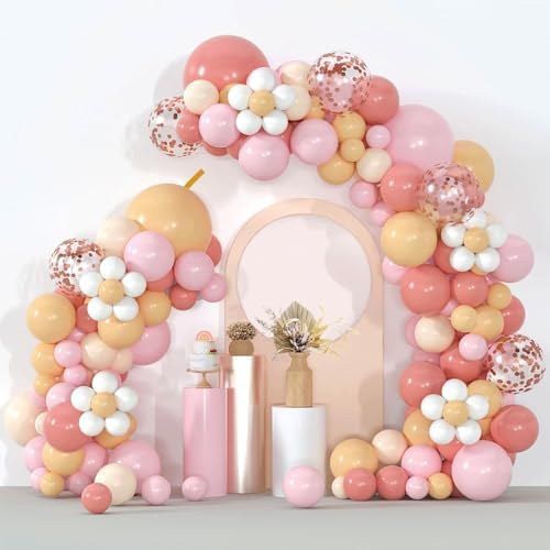 Balloon Arch Stand Kit, Balloon Arch Stand Set of 2 with Metal 7.8FT & 6.2FT Metal Half Gold Wedding Flower, alternate view 2
