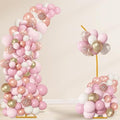 Balloon Arch Stand Kit, Balloon Arch Stand Set of 2 with Metal 8FT & 6.2FT