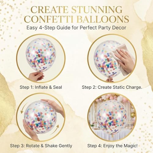 Balloon Column Kit Floor-Set of 2 with Gold Balloons-5FT Balloon Tower Stand Sticks with Water Base&Pole, alternate view 5