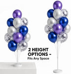 Balloon Column Kit for Floor or Table for Party Wedding in 2 Count (Pack of 1) in Midnight Purple Blue, alternate view 4