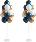 Balloon Column Kit for Floor- Set of 2, Balloon Columns with Stand, Base and Pole, Balloon Tower Backdrop